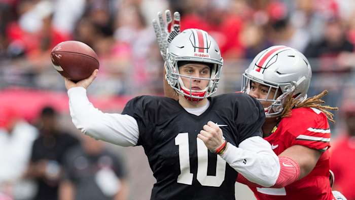 Burrow and Young, teammates at Ohio State before the QB transferred to LSU, could be the top two picks in this year’s draft..